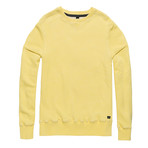 Moore Crew Neck Sweater // Soft Yellow (L)