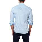 Corinthian Stripe Dress Shirt // Baby Blue (US: M/15.5R)