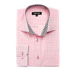 Plaid Dress Shirt // Pink (US: S/15R)