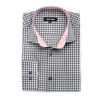 Plaid Dress Shirt // Black (US: S/15R)