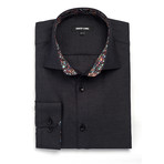 Woven Dress Shirt // Charcoal (US: S/15R)