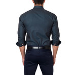 Jared Lang // Woven Dress Shirt // Dark Teal (US: S/15R)