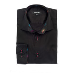 Jared Lang // Classic Dress Shirt + Solar Placket // Black (US: M/15.5R)