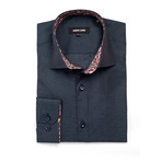 Jared Lang // Woven Dress Shirt // Dark Teal (US: S/15R)