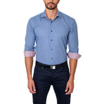 Royal Check Dress Shirt // Blue (US: S/15R)