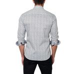 Jared Lang // Outside the Lines Dress Shirt // Black + Grey (US: M/15.5R)