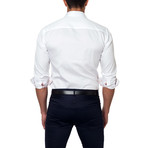 Classic Dress Shirt + Contrast Placket // White (US: S/15R)