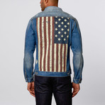 Denim Jean Jacket // Light Blue (S)