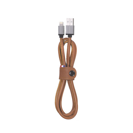Lightning USB Cable // Brown