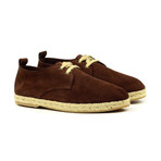 Suede Blucher Espadrille // Chocolate (US: 6)