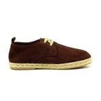Suede Blucher Espadrille // Chocolate (US: 6)