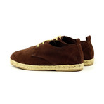 Suede Blucher Espadrille // Chocolate (US: 6)