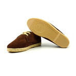 Suede Blucher Espadrille // Chocolate (US: 6)