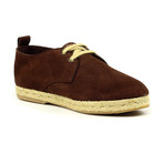 Suede Blucher Espadrille // Chocolate (US: 6)