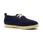 Suede Blucher Espadrille // Navy (US: 6)