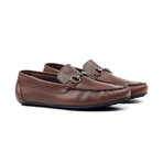 Rooster League // Leather Bit Driving Mocassion // Brown (US: 10)