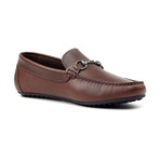 Rooster League // Leather Bit Driving Mocassion // Brown (US: 10)