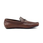 Rooster League // Leather Bit Driving Mocassion // Brown (US: 10)