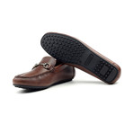 Rooster League // Leather Bit Driving Mocassion // Brown (US: 10)