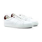 Tennis White // Burgundy Leather (US: 6)
