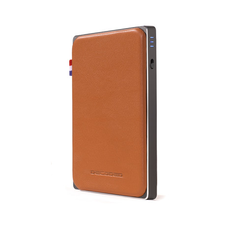 Leather Powerbank // Brown