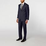 Slim-Fit Suit // Navy Pattern (US: 36S)