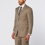 Slim-Fit Suit // Tan Pattern (US: 36S)