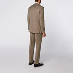 Slim-Fit Suit // Tan Pattern (US: 36S)