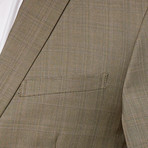 Slim-Fit Suit // Tan Pattern (US: 36S)