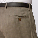 Slim-Fit Suit // Tan Pattern (US: 36S)