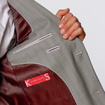 Slim-Fit Suit // Grey Pattern (US: 36S)