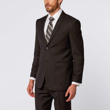 Slim-Fit Suit // Black Pattern (US: 36S)