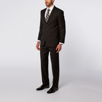 Slim-Fit Suit // Black Pattern (US: 36R)
