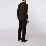 Slim-Fit Suit // Black Pattern (US: 36R)