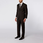 Vested Slim-Fit Suit // Black (US: 38S)
