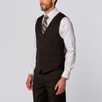 Vested Slim-Fit Suit // Black (US: 38S)