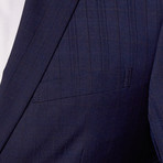 Slim-Fit Suit // Blue Patterned (US: 42S)