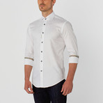 Classic Paisley Button-Up // White (S)