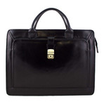 Lock Briefcase // Black