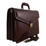 Envelope Briefcase // Brown