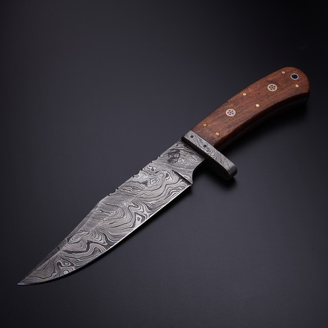 Small Bowie Knife // 12" (Indian Rosewood Handle)