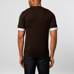 Short-Sleeve V-Neck // Noir (M)