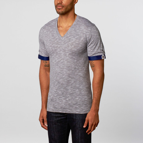 Short-Sleeve V-Neck // Grey (S)