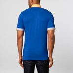 Maceoo // Short-Sleeve Polo // Blue Sax (L)