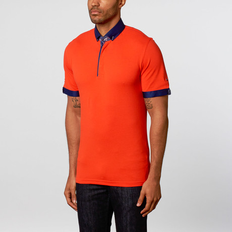 Short-Sleeve Polo // Red (S)