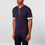 Maceoo // Short-Sleeve Polo // Pocket Marine (S)