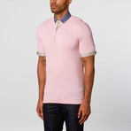 Short-Sleeve Pastel Polo // Pink (S)