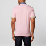 Short-Sleeve Pastel Polo // Pink (S)