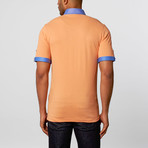 Short-Sleeve Pastel Polo // Peach (M)