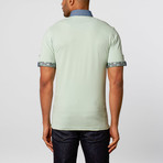 Short-Sleeve Pastel Polo // Lime (XL)